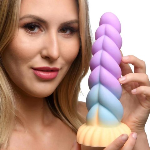 XR Brands Fantasy Dildo Unicorn silikonowy model wielokolorowy