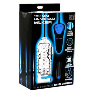 XR Brands Mini ręczna pompa intymna z wibracją i regulacją ssania