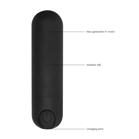 Shots Be Good Tonight Mini Bullet 10-funkcyjny, kompaktowy, fioletowy