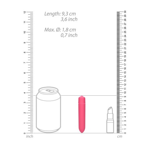 Shots Be Good Tonight Mini Wibrujący Pocisk 9,3cm Rożne Kolory