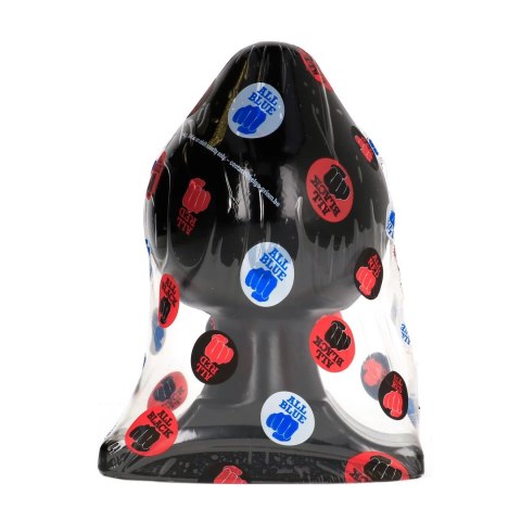 All Black AB19 anatomiczny korek intymny 19 cm silikonowy czarny