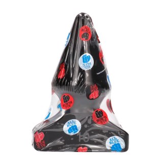 All Black Korek intymny z rowkami 20,5 cm czarny