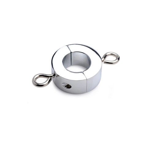 XR Brands Ball Trap Metalowy pierścień na mosznę 220g stalowy