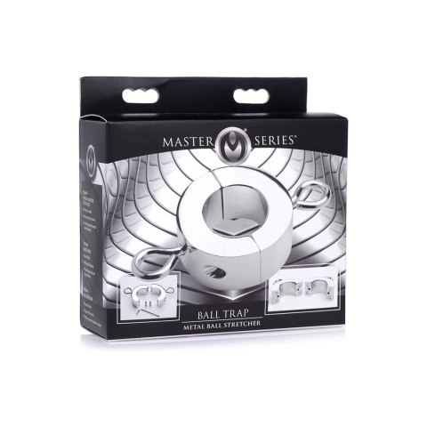 XR Brands Ball Trap Metalowy pierścień na mosznę 220g stalowy