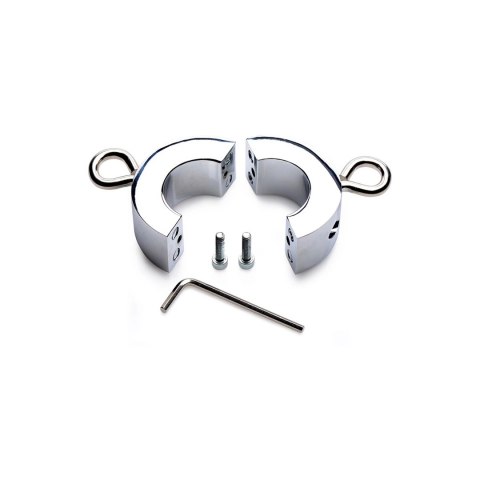 XR Brands Ball Trap Metalowy pierścień na mosznę 220g stalowy