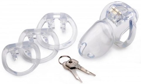 XR Brands Clear Captor Small - przezroczysta klatka z kluczami ABS