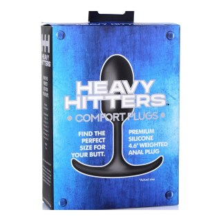 XR Brands Heavy Hitter korek z obciążnikiem silikonowy S czarny