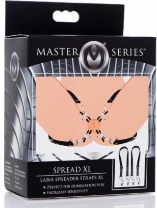 XR Brands XL Pasek rozszerzający z regulacją, czarny, PU i metal