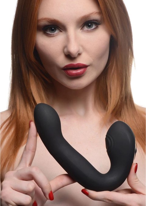 XR Brands Power Shake Come Higher silikonowy model podwojnej stymulacji IPX7