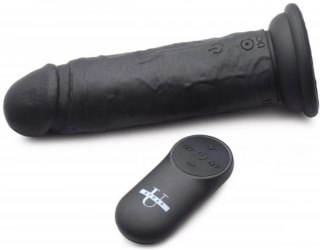 XR Brands Proste Wibrujące Zdalnie Sterowane Dildo IPX7 USB 21,6cm