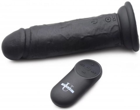 XR Brands Proste Wibrujące Zdalnie Sterowane Dildo IPX7 USB 21,6cm