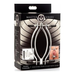 XR Brands Regulowany zacisk intymny z paskiem i łańcuchem metalowym