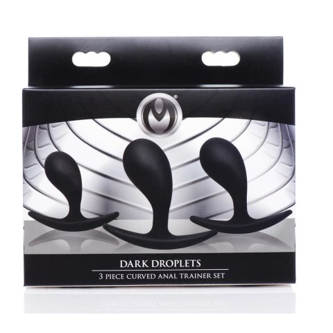 XR Brands Trinity Anal Training Set silikonowy 3 rozmiary czarny