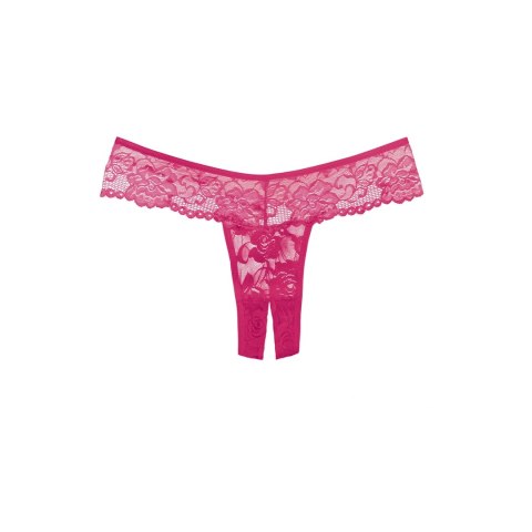 Allure Chiqui Love stringi damskie z koronką bez części dolnej czarne