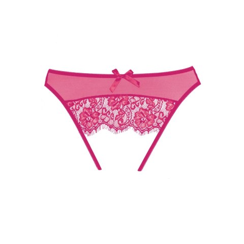 Allure Expose Majtki z siateczki i koronką, otwarty kroj, czarne