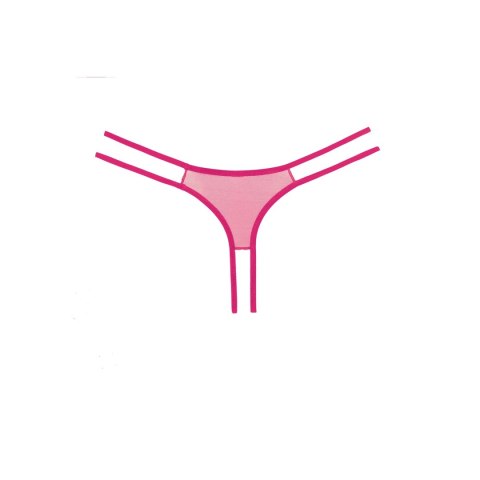 Allure Sweet Honey majtki koronkowe z siateczką, wycięcie peekaboo, S/M