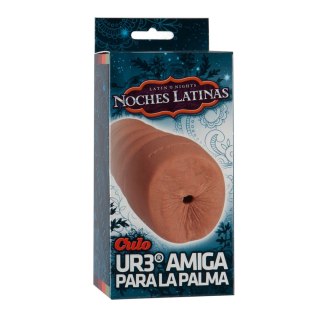 Doc Johnson Amiga Para La Palma Noches Latinas - kompaktowa maszyna intymna karmelowa