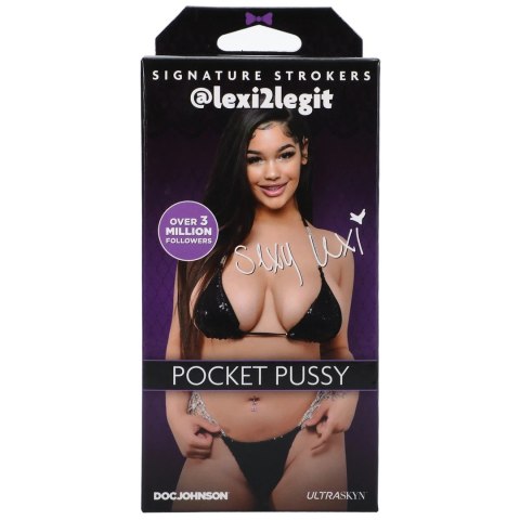 Doc Johnson GOSM Lexi - anatomiczna maszyna intymna ULTRASKYN, kompaktowa