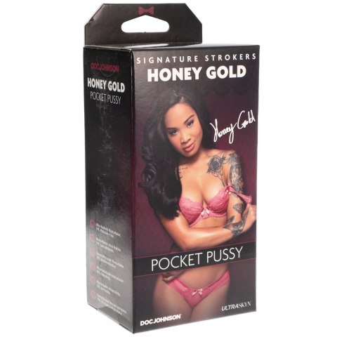 Doc Johnson Signature Stroker Honey Gold ULTRASKYN anatomiczny model