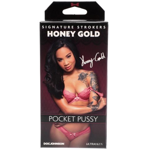 Doc Johnson Signature Stroker Honey Gold ULTRASKYN anatomiczny model