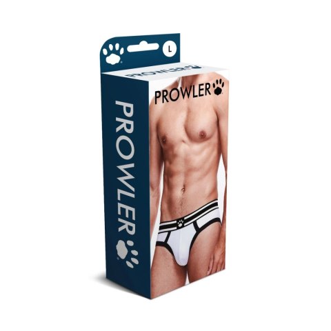 Prowler Majtki kąpielowe S czarne z białym pasem, logo, elastyczne