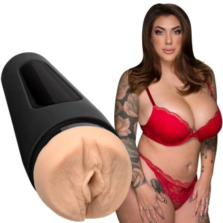 Doc Johnson Main Squeeze model @ana.lorde's, anatomiczny system ULTRASKYN, czarny