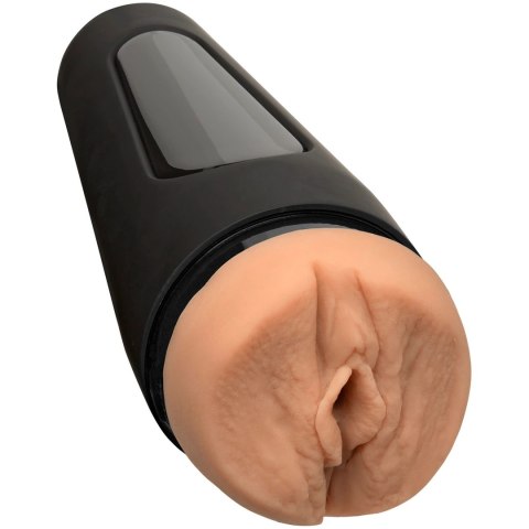 Doc Johnson Main Squeeze model @ana.lorde's, anatomiczny system ULTRASKYN, czarny