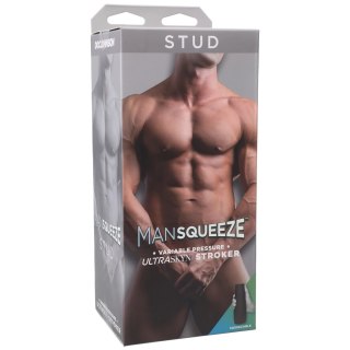 Doc Johnson Man Squeeze Stud - model anatomiczny z regulacją ssania