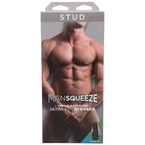 Doc Johnson Man Squeeze Stud - model anatomiczny z regulacją ssania