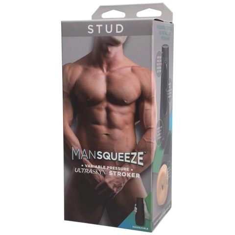 Doc Johnson Man Squeeze Stud - model anatomiczny z regulacją ssania