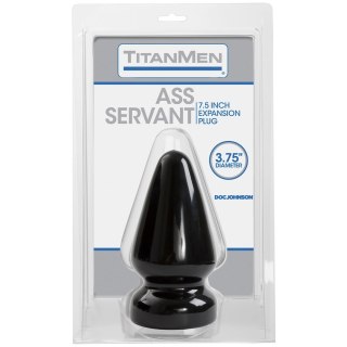 Doc Johnson TitanMen Korek anatomiczny Sil-A-Gel 9,5 cm czarny