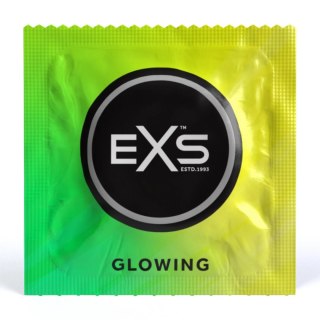 EXS Glow in the Dark prezerwatywy świecące 3 sztuki, bezzapachowe
