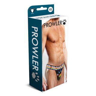 Prowler Jockstrap Progress Pride czarny z paskami XS
