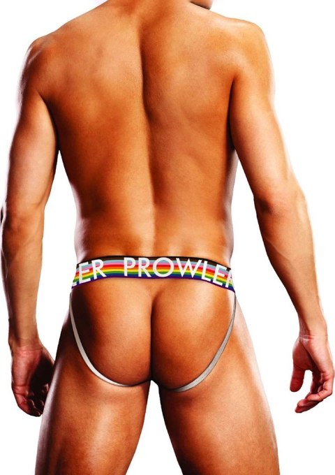 Prowler Majtki męskie Jockstrap Progress Pride czarne M
