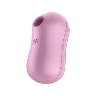 Satisfyer Cotton Candy - wibrator pulsacyjny, podwojny, rożowy, IPX7