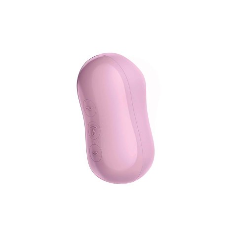 Satisfyer Cotton Candy - wibrator pulsacyjny, podwojny, rożowy, IPX7