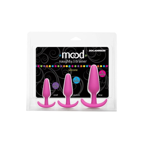 Doc Johnson Mood Naughty Trainer Set silikonowy zestaw 3 rozmiary