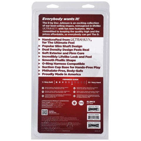 Doc Johnson Slim D 15 cm model anatomiczny z podstawką ULTRASKYN
