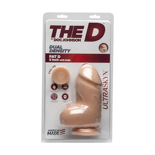 Doc Johnson The D Fat D 15 cm - model anatomiczny z przyssawką ULTRASKYN