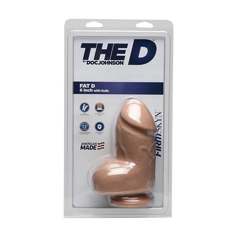 Doc Johnson The D Fat D 15 cm model anatomiczny z przyssawką