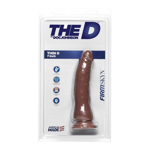 Doc Johnson Thin D 18 cm - model anatomiczny o smukłej formie ULTRASKYN