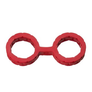 Doc Johnson silikonowe kajdanki grube - elastyczne mankiety bez metalu