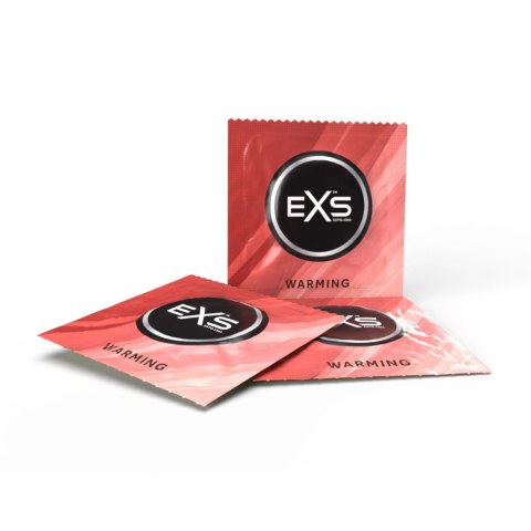 EXS Warming 144 szt. prezerwatywy rozgrzewające, cienkie, 54 mm