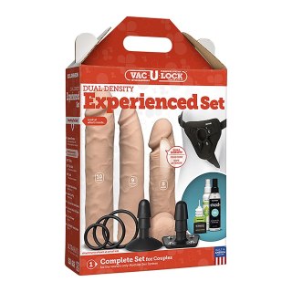 Doc Johnson Vac-U-Lock Advanced Set - Zestaw systemowy, 3 nakładki ULTRASKYN