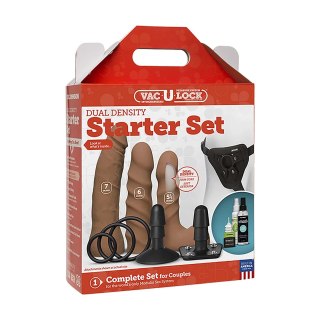 Doc Johnson Vac-U-Lock Starter Set - Zestaw do personalizacji, 3 końcowki