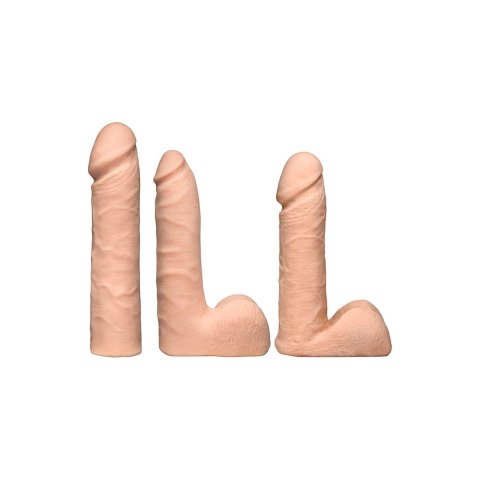 Doc Johnson Vac-U-Lock Zestaw Dual Density ULTRASKYN z uprzężą