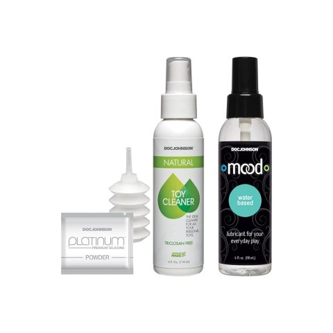 Doc Johnson Vac-U-Lock Zestaw silikonowych masażerow do masażu prostaty