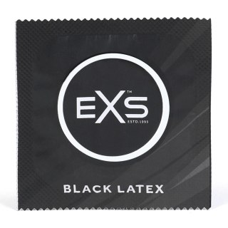 EXS Extra Black 12 szt. - prezerwatywy lateksowe czarne 54 mm