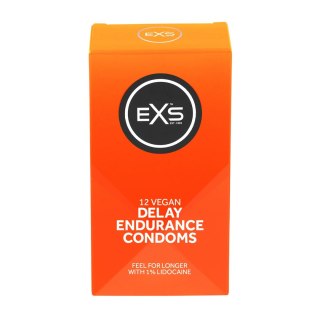 EXS Endurance Delay prezerwatywy 53 mm 12 szt. z lidokainą, opoźniające