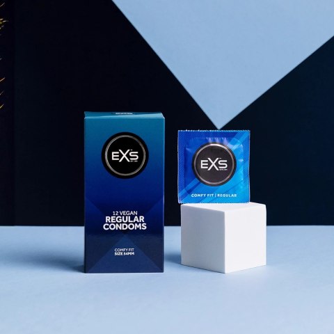 EXS Regular Classic 12 szt. prezerwatywy, cienki lateks 54 mm
